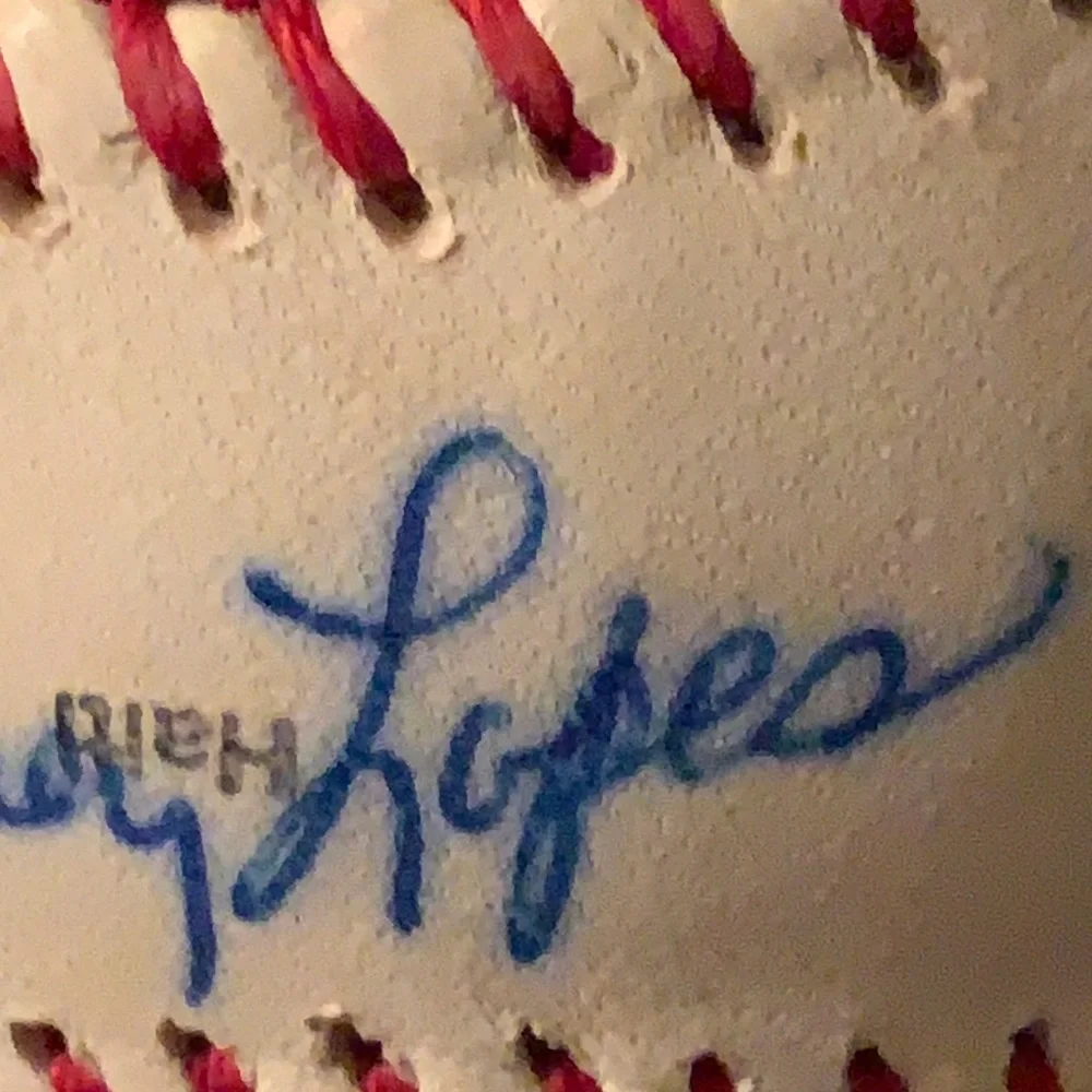 All Star Davey Lopes Autographed Baseball read below please 👇